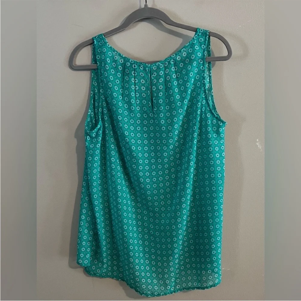 GAP Turquoise Patterned Tank Top - Picture 5 of 5
